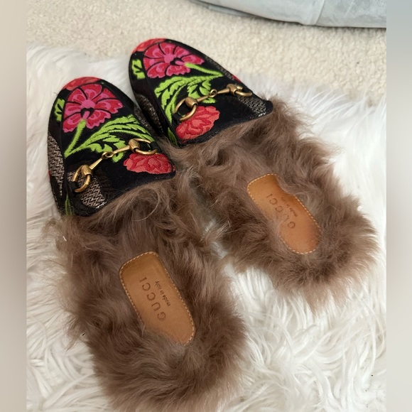 Gucci Princetown Floral Brocade Mule size 36 - Picture 4 of 6